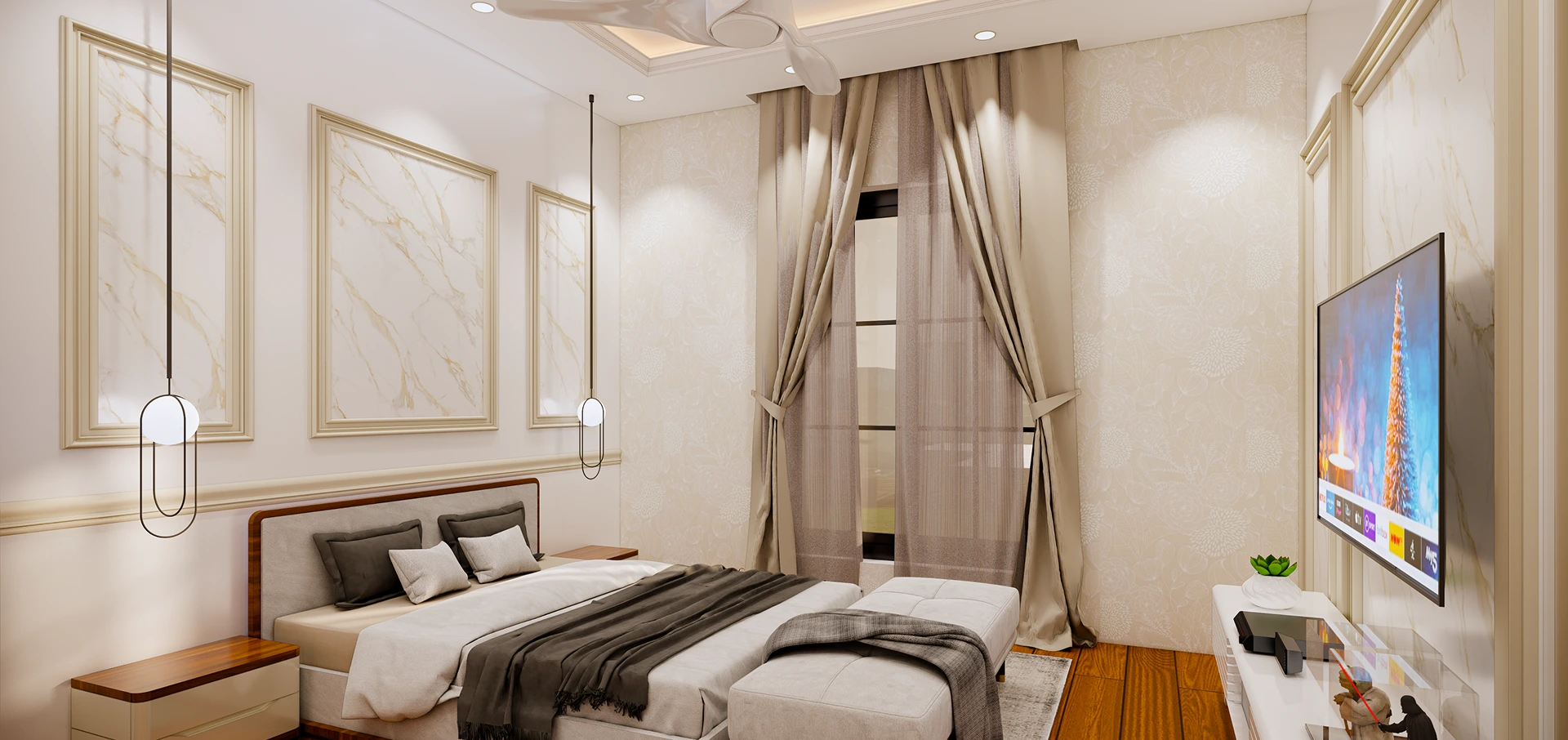 MP The White House – Master Bedroom (Artist's Impression)